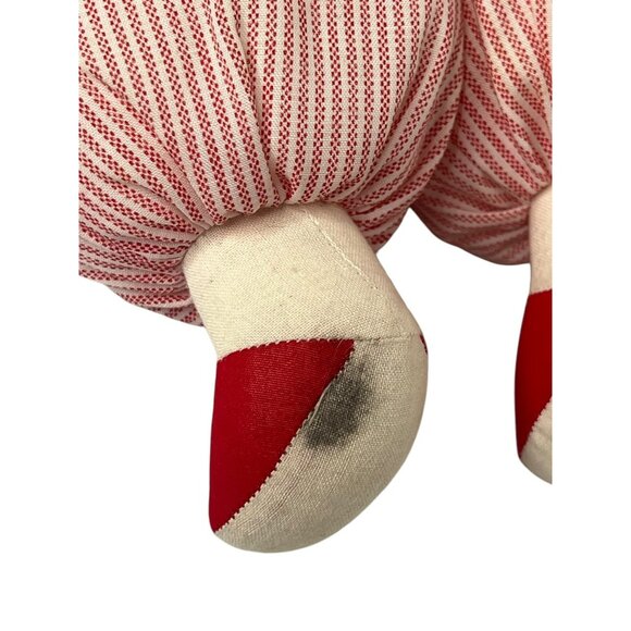Dolls By Pauline Love U Cloth Rag Doll Red White Striped Outfit Vintage 1985 - Picture 7 of 8